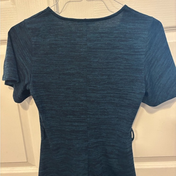 paper moon dress Women Flutter Sleeve Blue NEW TAGS Size M V-neck Designer - Picture 3 of 12